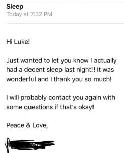 hypnosis testimonial